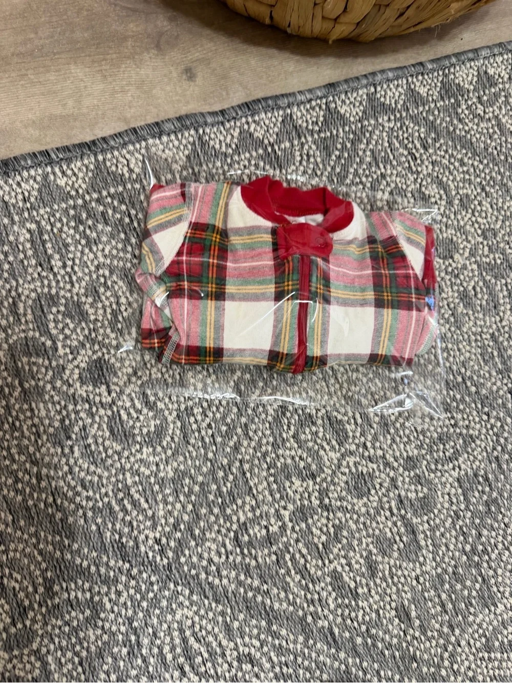 Hanna Andersson Baby Holiday Zip Sleeper Pajamas 6-12 Months
